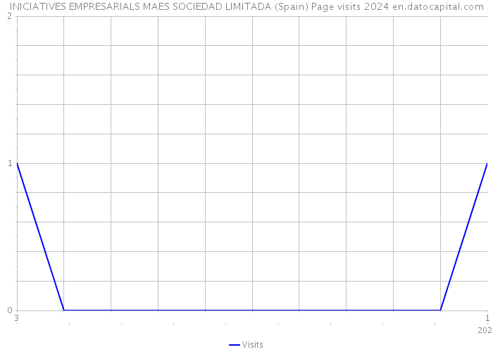 INICIATIVES EMPRESARIALS MAES SOCIEDAD LIMITADA (Spain) Page visits 2024 