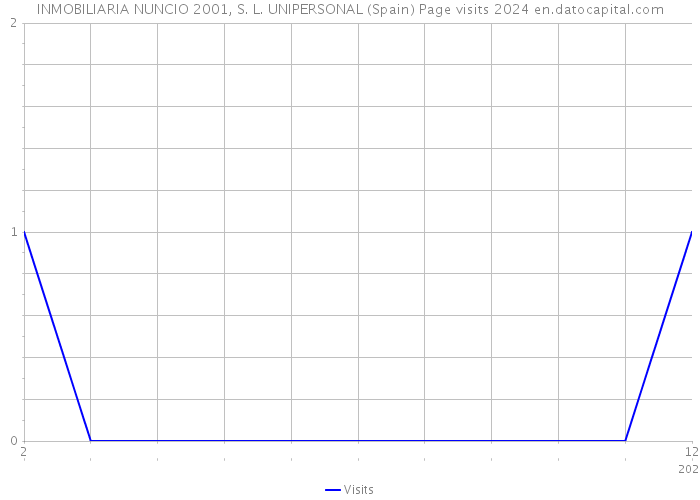 INMOBILIARIA NUNCIO 2001, S. L. UNIPERSONAL (Spain) Page visits 2024 