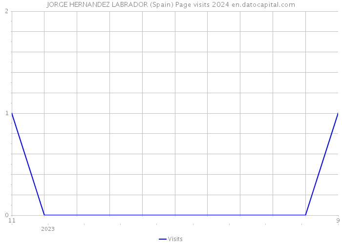 JORGE HERNANDEZ LABRADOR (Spain) Page visits 2024 