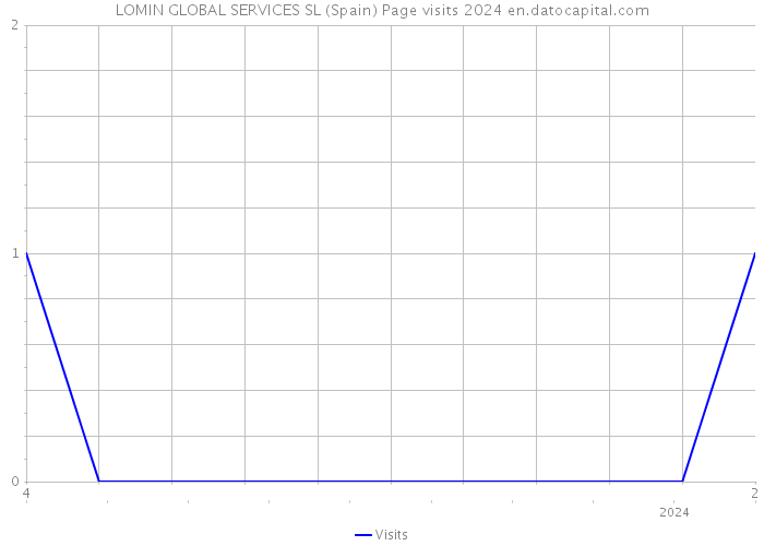 LOMIN GLOBAL SERVICES SL (Spain) Page visits 2024 