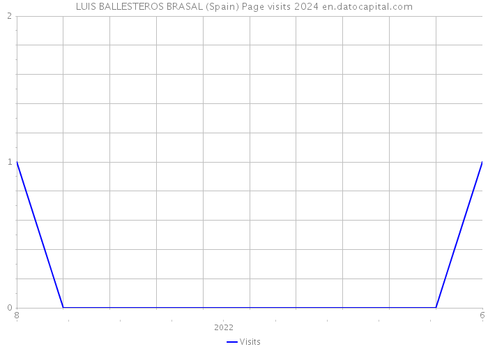 LUIS BALLESTEROS BRASAL (Spain) Page visits 2024 