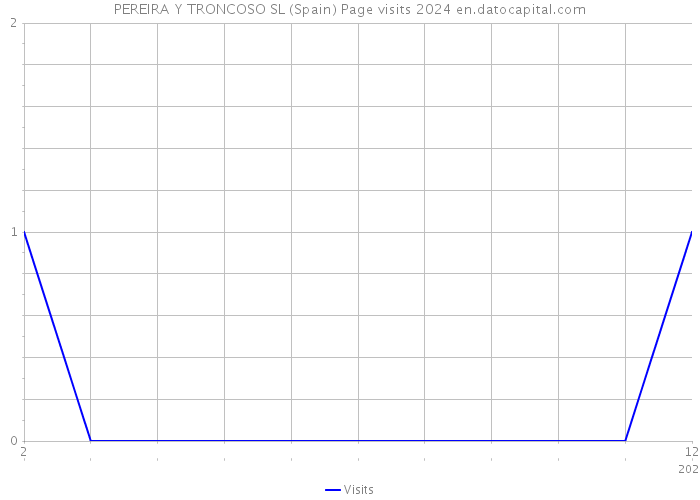 PEREIRA Y TRONCOSO SL (Spain) Page visits 2024 