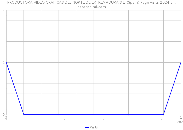 PRODUCTORA VIDEO GRAFICAS DEL NORTE DE EXTREMADURA S.L. (Spain) Page visits 2024 