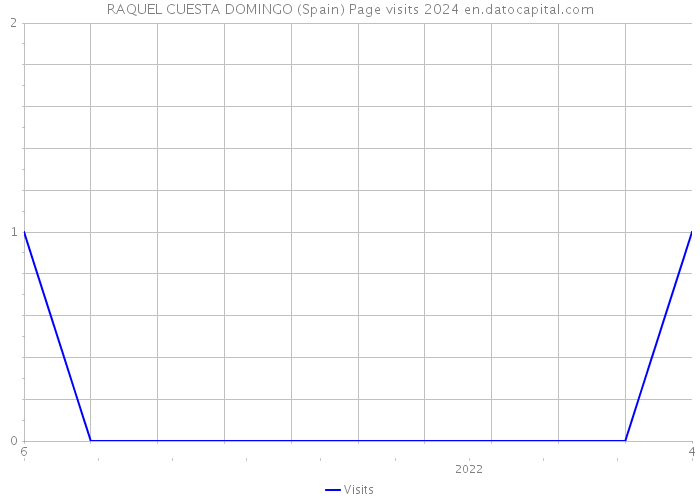 RAQUEL CUESTA DOMINGO (Spain) Page visits 2024 