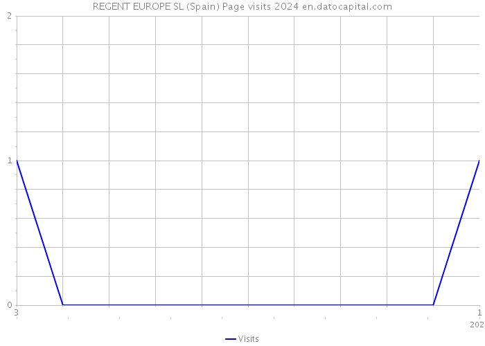 REGENT EUROPE SL (Spain) Page visits 2024 