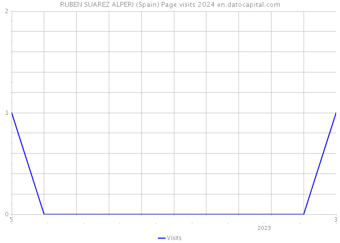 RUBEN SUAREZ ALPERI (Spain) Page visits 2024 