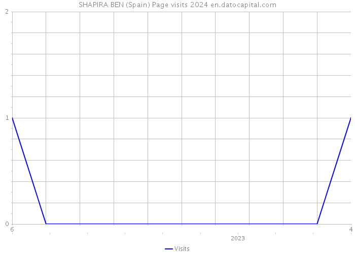 SHAPIRA BEN (Spain) Page visits 2024 