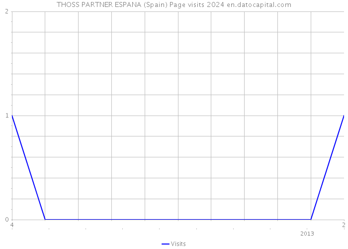 THOSS PARTNER ESPANA (Spain) Page visits 2024 