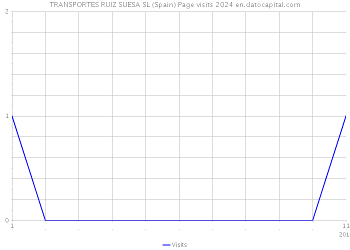 TRANSPORTES RUIZ SUESA SL (Spain) Page visits 2024 