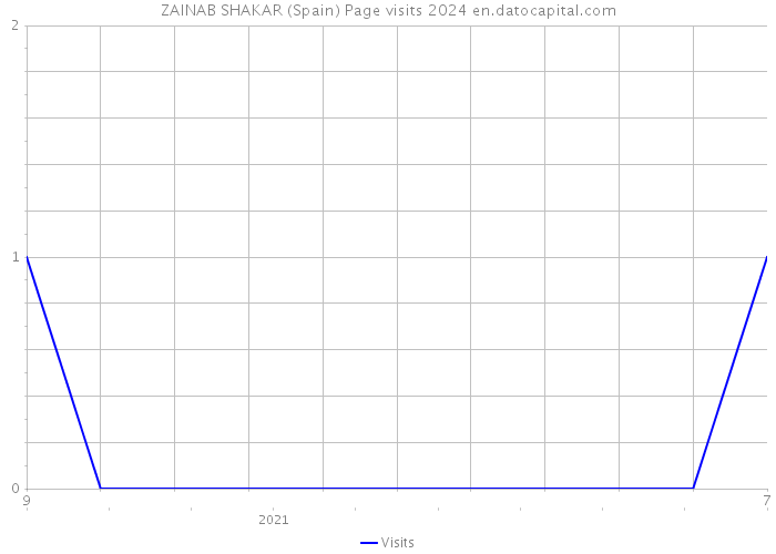 ZAINAB SHAKAR (Spain) Page visits 2024 