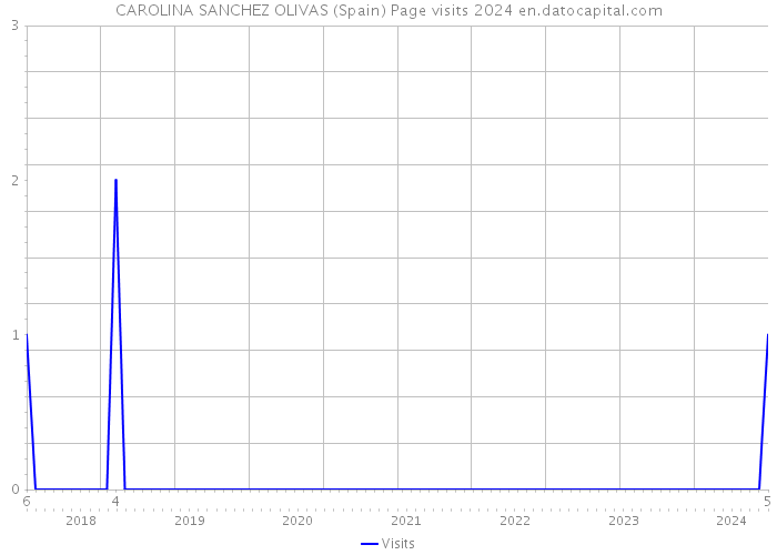 CAROLINA SANCHEZ OLIVAS (Spain) Page visits 2024 