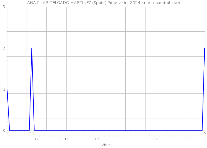 ANA PILAR DELGADO MARTINEZ (Spain) Page visits 2024 