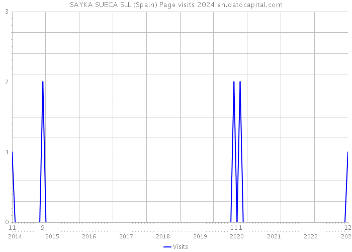 SAYKA SUECA SLL (Spain) Page visits 2024 