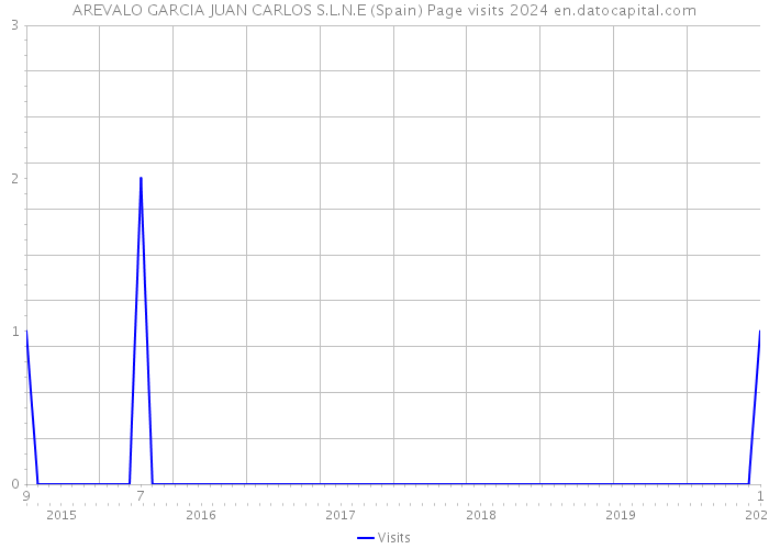 AREVALO GARCIA JUAN CARLOS S.L.N.E (Spain) Page visits 2024 