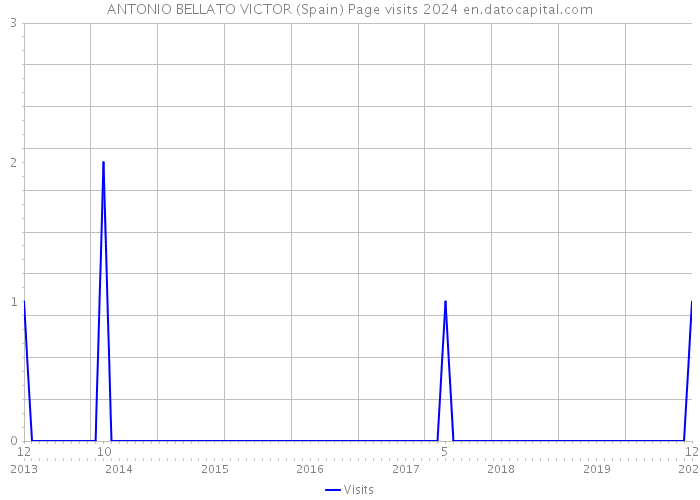 ANTONIO BELLATO VICTOR (Spain) Page visits 2024 