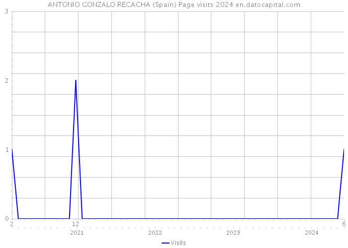 ANTONIO GONZALO RECACHA (Spain) Page visits 2024 