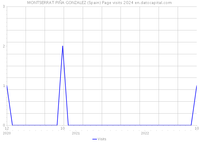 MONTSERRAT PIÑA GONZALEZ (Spain) Page visits 2024 