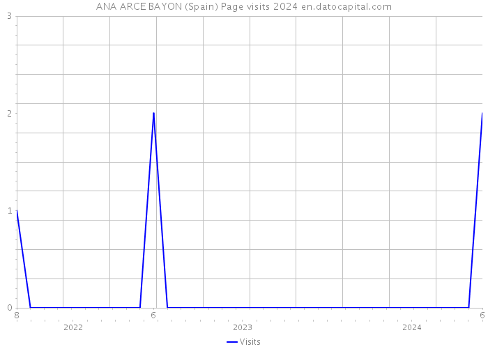 ANA ARCE BAYON (Spain) Page visits 2024 