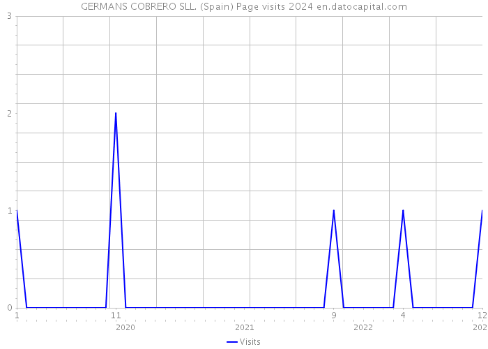 GERMANS COBRERO SLL. (Spain) Page visits 2024 