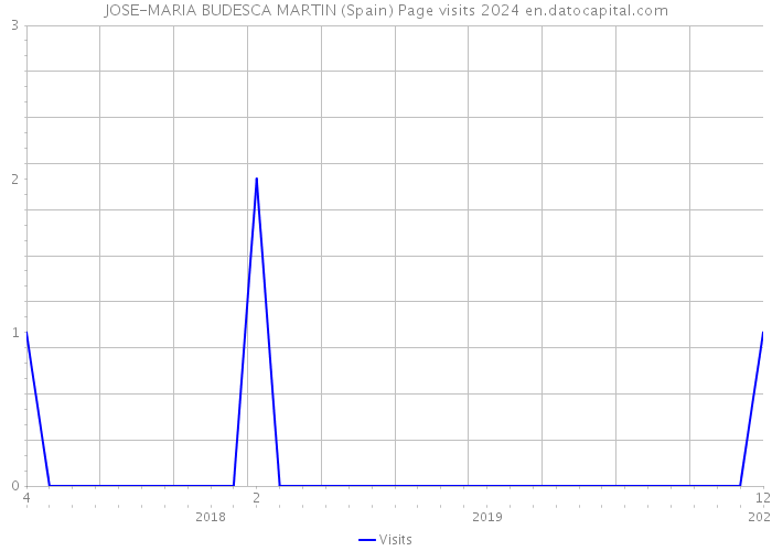 JOSE-MARIA BUDESCA MARTIN (Spain) Page visits 2024 