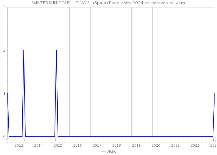 WINTERSUN CONSULTING SL (Spain) Page visits 2024 