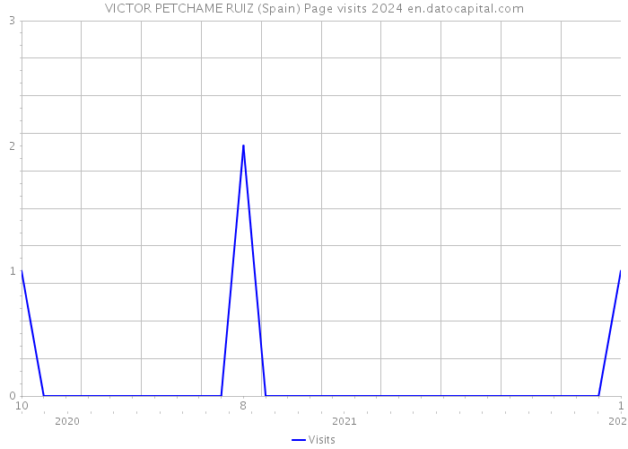 VICTOR PETCHAME RUIZ (Spain) Page visits 2024 