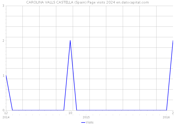 CAROLINA VALLS CASTELLA (Spain) Page visits 2024 