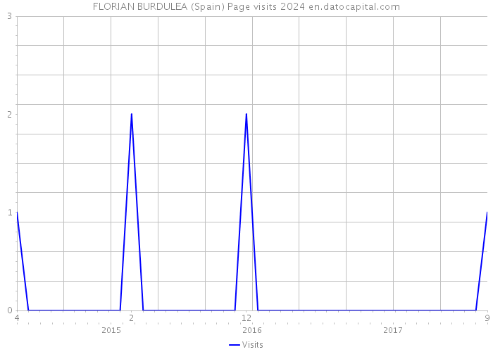 FLORIAN BURDULEA (Spain) Page visits 2024 