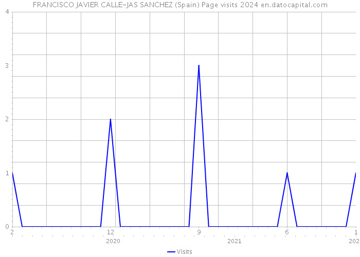 FRANCISCO JAVIER CALLE-JAS SANCHEZ (Spain) Page visits 2024 
