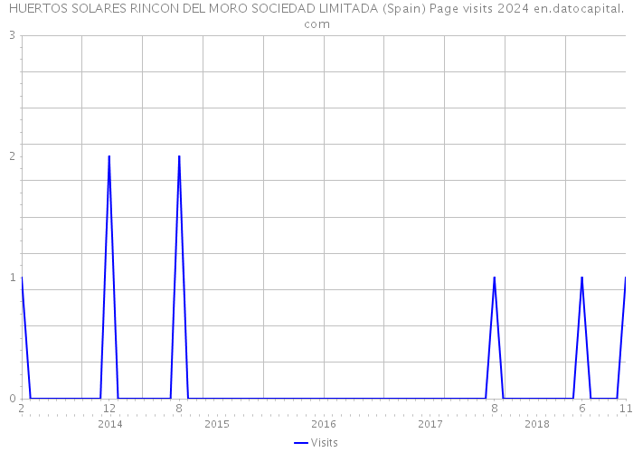 HUERTOS SOLARES RINCON DEL MORO SOCIEDAD LIMITADA (Spain) Page visits 2024 