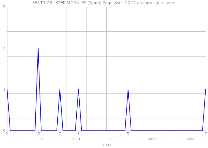 BEATRIZ FUSTER MORALES (Spain) Page visits 2024 