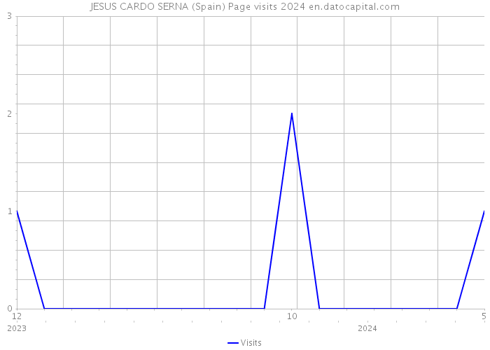 JESUS CARDO SERNA (Spain) Page visits 2024 