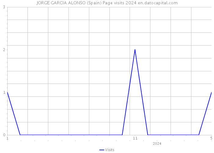 JORGE GARCIA ALONSO (Spain) Page visits 2024 