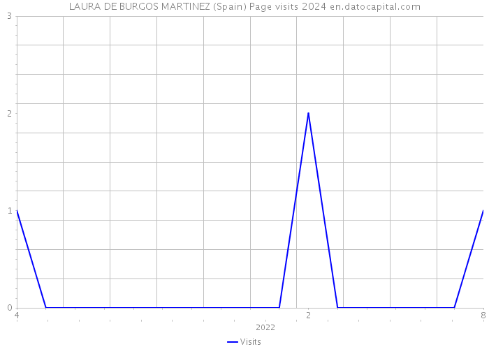 LAURA DE BURGOS MARTINEZ (Spain) Page visits 2024 