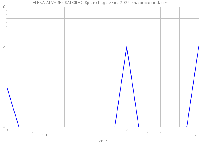 ELENA ALVAREZ SALCIDO (Spain) Page visits 2024 