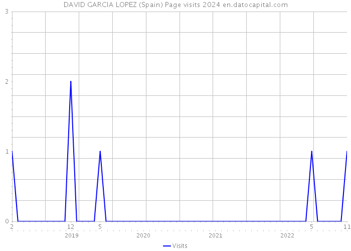 DAVID GARCIA LOPEZ (Spain) Page visits 2024 