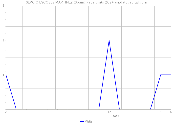 SERGIO ESCOBES MARTINEZ (Spain) Page visits 2024 