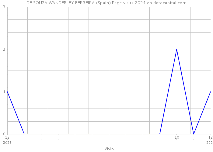DE SOUZA WANDERLEY FERREIRA (Spain) Page visits 2024 