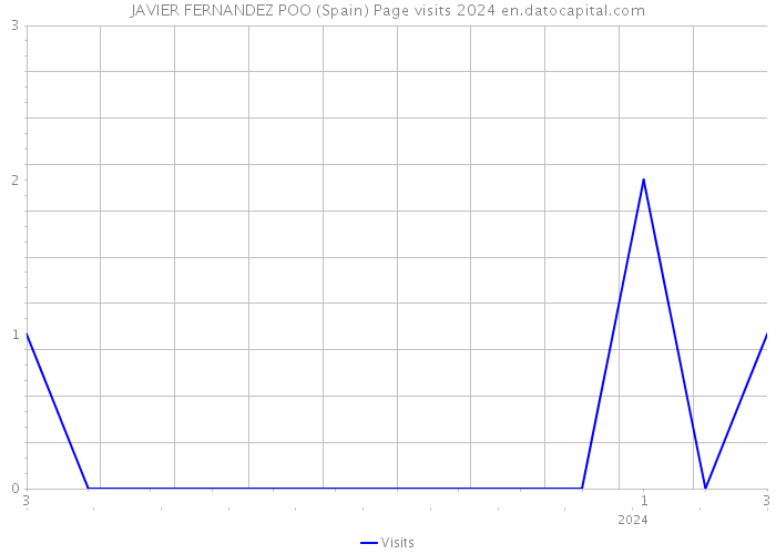 JAVIER FERNANDEZ POO (Spain) Page visits 2024 