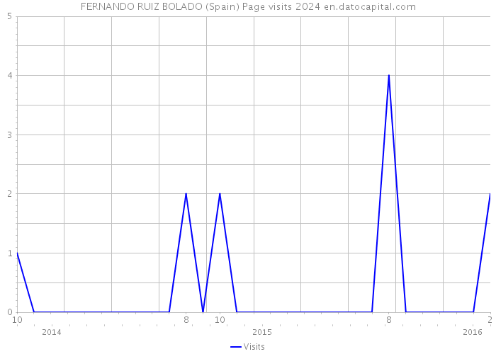 FERNANDO RUIZ BOLADO (Spain) Page visits 2024 