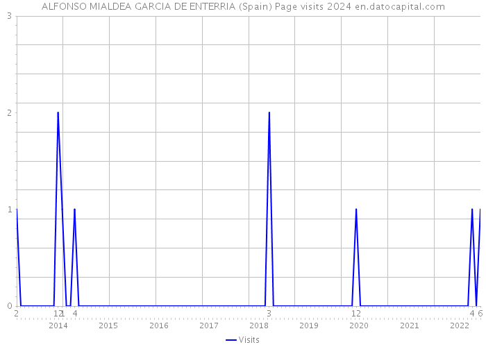ALFONSO MIALDEA GARCIA DE ENTERRIA (Spain) Page visits 2024 