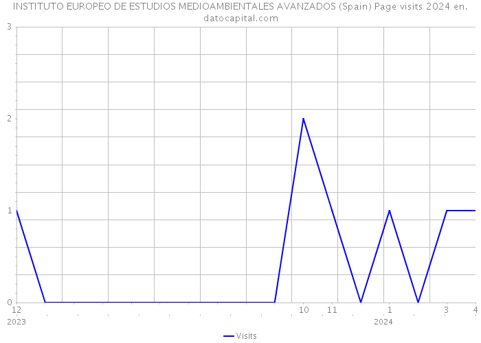 INSTITUTO EUROPEO DE ESTUDIOS MEDIOAMBIENTALES AVANZADOS (Spain) Page visits 2024 
