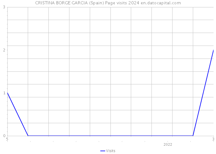 CRISTINA BORGE GARCIA (Spain) Page visits 2024 