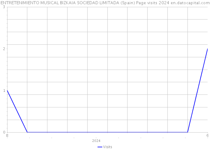 ENTRETENIMIENTO MUSICAL BIZKAIA SOCIEDAD LIMITADA (Spain) Page visits 2024 