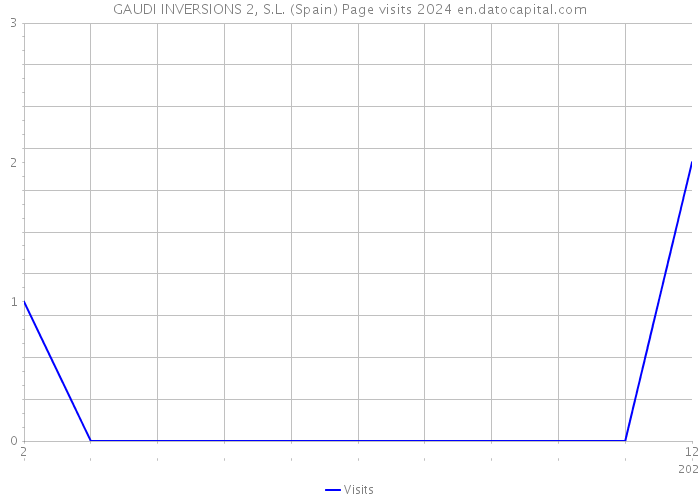 GAUDI INVERSIONS 2, S.L. (Spain) Page visits 2024 
