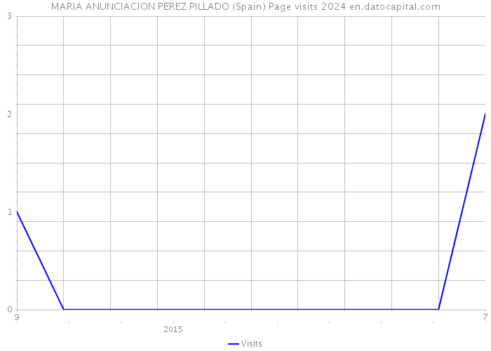 MARIA ANUNCIACION PEREZ PILLADO (Spain) Page visits 2024 