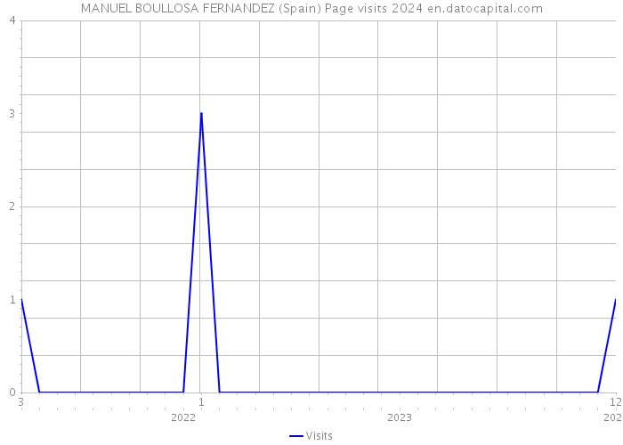 MANUEL BOULLOSA FERNANDEZ (Spain) Page visits 2024 