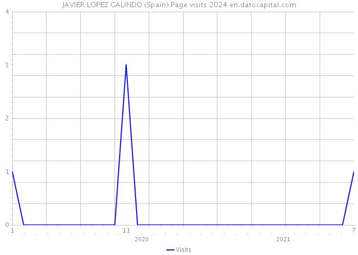 JAVIER LOPEZ GALINDO (Spain) Page visits 2024 