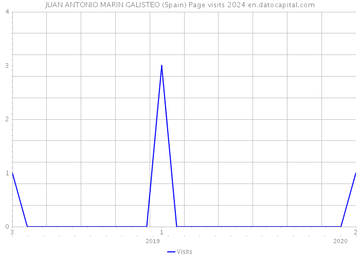 JUAN ANTONIO MARIN GALISTEO (Spain) Page visits 2024 