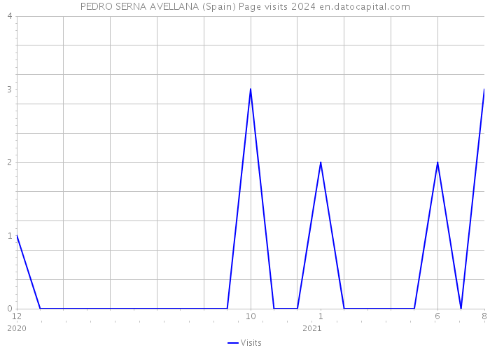 PEDRO SERNA AVELLANA (Spain) Page visits 2024 